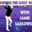 jamie sadlowski, long drive champion, smashing the golf ball.