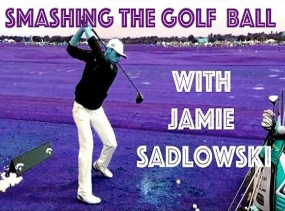 jamie sadlowski smashing the golf ball.