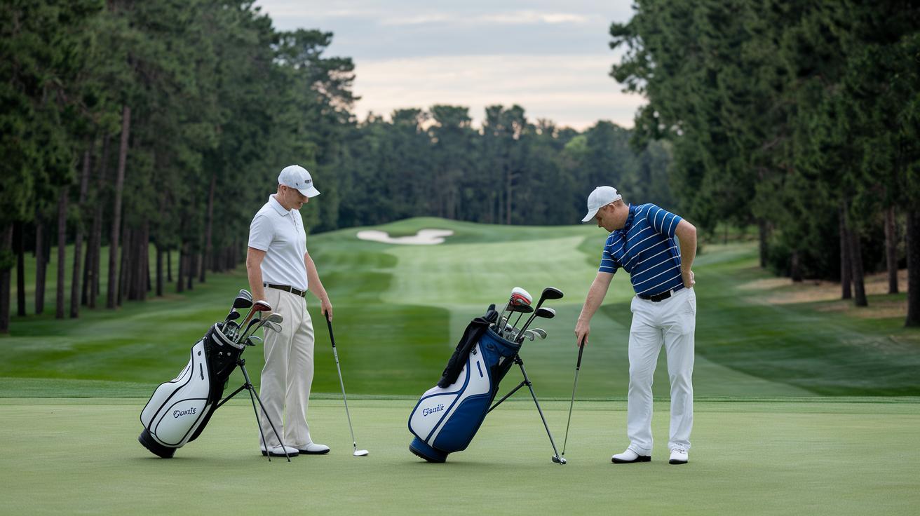 Illustration of And Top Golf Clubs